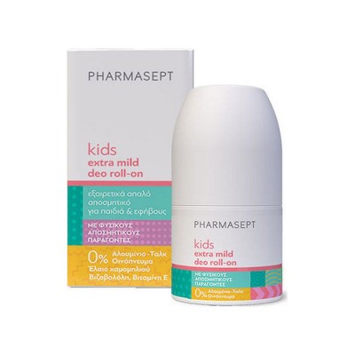 Pharmasept Kids Extra Mild Αποσμητικό σε Roll-On Χωρίς Αλουμίνιο 50ml