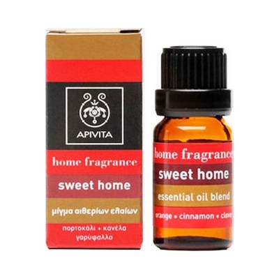 Apivita Αρωματικά Έλαια Sweet Home με Κανέλλα και Πορτοκάλι 10ml