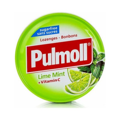 Pulmoll Vitamin C Καραμέλες χωρίς Γλουτένη Λεμόνι & Μέντα 45gr