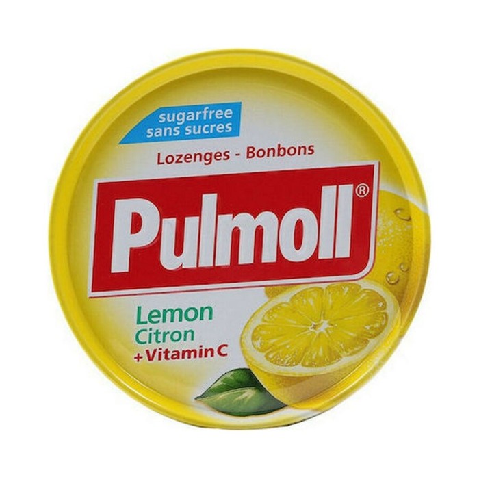 Pulmoll Vitamin C Καραμέλες χωρίς Γλουτένη Λεμόνι 45gr