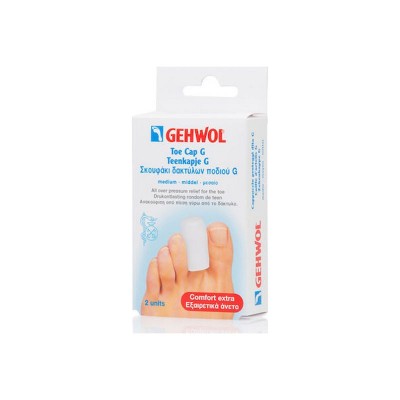 Gehwol Επιθέματα Toe Cap G με Gel για τους Κάλους Medium 2τμχ