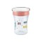 Nuk Magic Cup Παιδικό Πλαστικό Ποτηράκι 230ml Love Σομόν 8m+