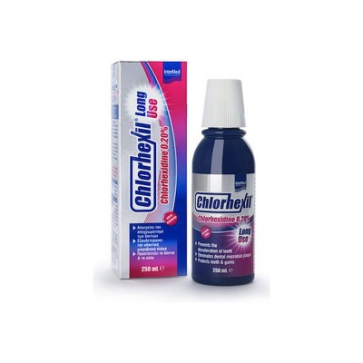Intermed Chlorhexil 0.20% Long Use Mouthwash Στοματικό Διάλυμα κατά της Πλάκας 250ml