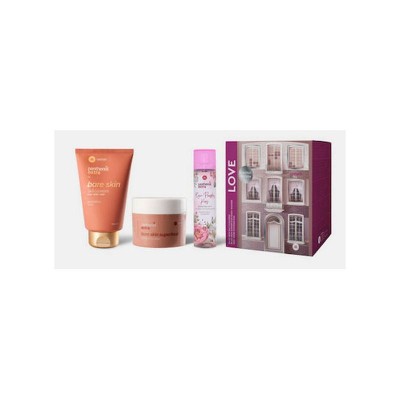 Medisei Panthenol Extra PROMO PACK LOVE Limited με Bare Skin 3 In 1 Cleanser  200ml, Mousse Σώματος 230ml & Rose Powder Kiss Mist 100ml
