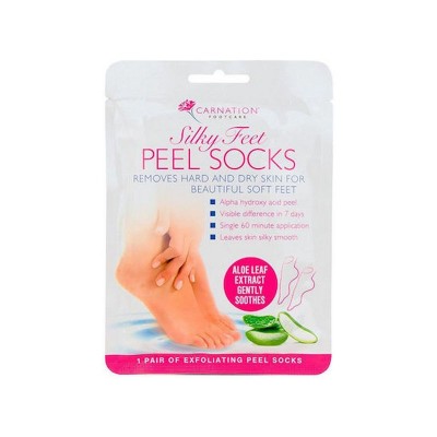 Carnation Silky Feet Peel Socks 1 Ζευγάρι Μάσκα Απολέπισης για Πόδια