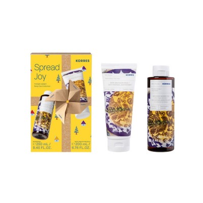 Korres Body PROMO Spread Joy Thyme Honey Σετ  με Αφρόλουτρο 250ml & Γαλάκτωμα Σώματος200ml