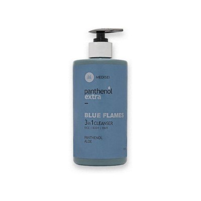 Medisei Panthenol Extra Blue Flames 3 in 1 Cleanser Πρόσωπο Σώμα & Μαλλιά 500ml