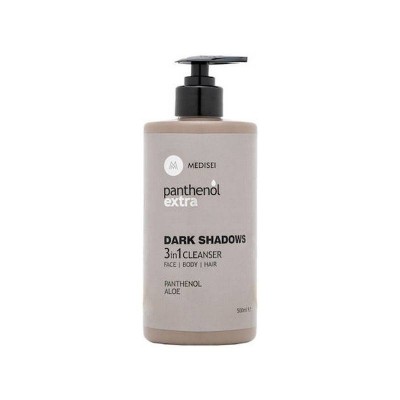Medisei Panthenol Extra Men Dark Shadows 3 in 1 Cleanser Πρόσωπο, Σώμα, Μαλλιά 500ml