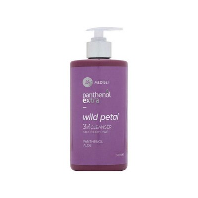 Medisei Panthenol Extra Wild Petal Υγρό Καθαρισμού για το Πρόσωπο, το Σώμα & τα Μαλλιά 500ml