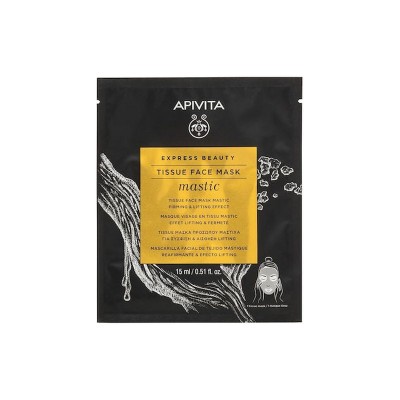 Apivita Express Beauty Mastic Tissue Face Mask Firming & Lifting Effect 15ml