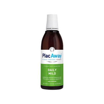 PlacAway Daily Mild με Ήπια Γεύση Δυόσμου Στοματικό Διάλυμα Καθημερινής Προστασίας με Ήπια Γεύση Δυόσμου500ml