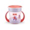 Nuk Mini Magic Παιδικό Πλαστικό Ποτηράκι 160ml με Χερουλάκια 6+, Κόκκινο Skateboard