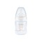 Nuk First Choice+ Μπιμπερό Πλαστικό 150ml Με Δείκτη Θερμοκρασίας  Λευκό Με Καρδιές 0-6m 