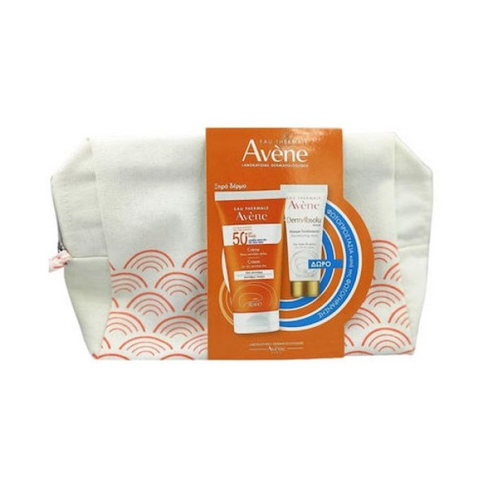 Avene PROMO  Αντηλιακή Κρέμα Προσώπου TriAsorB SPF50+ για Ευαίσθητο Ξηρό Δέρμα  50ml & DermAbsolu Mask 15ml 