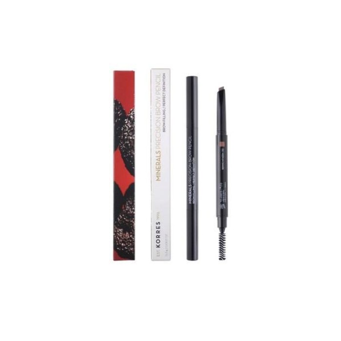 Korres Minerals Precision Brow Pencil, Μολύβι Φρυδιών 02 Medium Shade