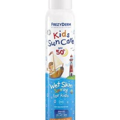 Frezyderm KIDS SUN CARE SPF 50+ WET SKIN SPRAY Παιδικό Αντηλιακό Σπρέι