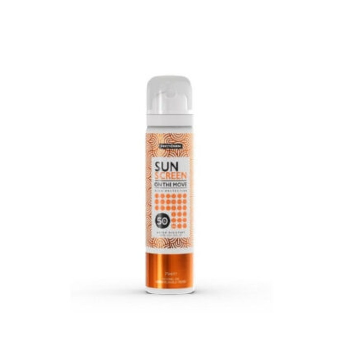 Frezyderm SUN SCREEN ON THE MOVE SPF 50 Αντηλιακό spray προσώπου