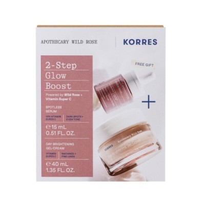 Korres Promo Wild Rose Day Brightening Gel-Cream 40ml & Spotless Serum 15ml