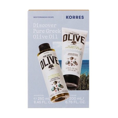   Korres Discover Pure Greek Olive Oil Σετ Περιποίησης για Καθαρισμό Σώματος με Αφρόλουτρο & Κρέμα Σώματος