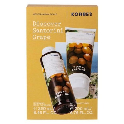 Korres  Discover Santorini Grape Αμπέλι Σαντορίνης Αφρόλουτρο 250ml & Ενυδατικό Γαλάκτωμα Σώματος 200ml