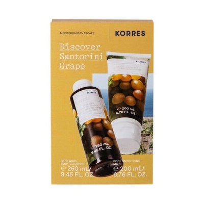 Korres  Discover Santorini Grape Αμπέλι Σαντορίνης Αφρόλουτρο 250ml & Ενυδατικό Γαλάκτωμα Σώματος 200ml