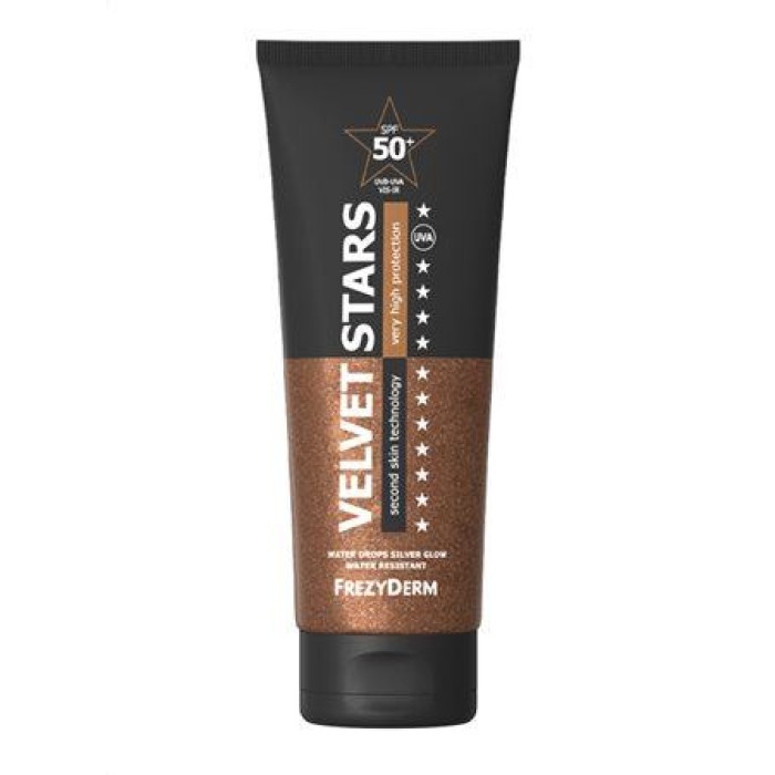 Frezyderm VELVET STARS SUN SCREEN SPF 50+ - Αντηλιακό βελούδινης υφής με λάμψη