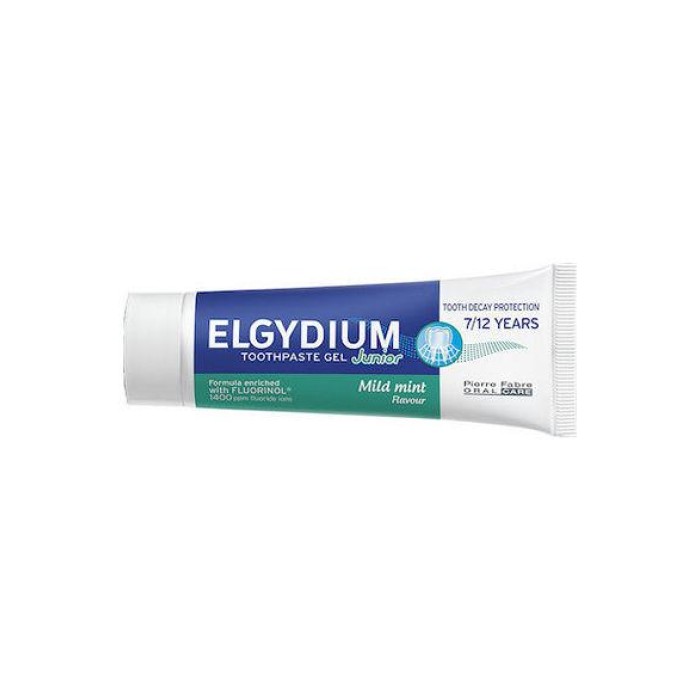 Elgydium Οδοντόκρεμα Junior 50ml 1400 ppm με Γεύση Mild Mint για 7+ χρονών