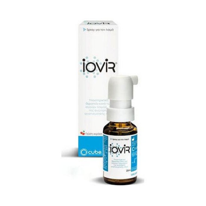 Iovir Throat Spray - Σπρέι για το Λαιμό Κατά των Ιών, Γεύση Κεράσι 20ml