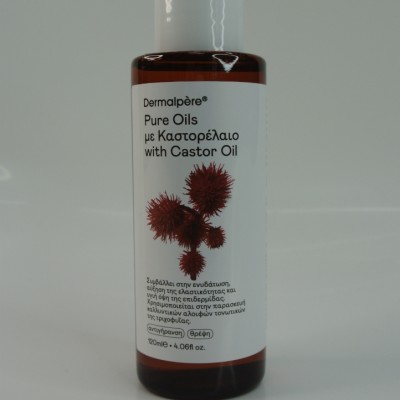 Dermalpere Pure Oils With Castor Oil 120ml - Καστορέλαιο