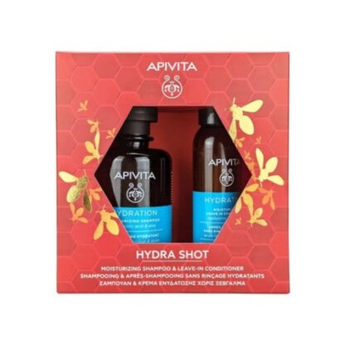 Apivita Promo Hydration Moisturizing Shampoo 250ml & Moisturizing Leave In Conditioner 100ml