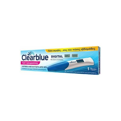 Clearblue 1τμχ Ψηφιακό Τεστ Εγκυμοσύνης με Δείκτη Σύλληψης