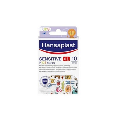 Hansaplast Αυτοκόλλητα Επιθέματα Sensitive XL για Παιδιά 10τμχ