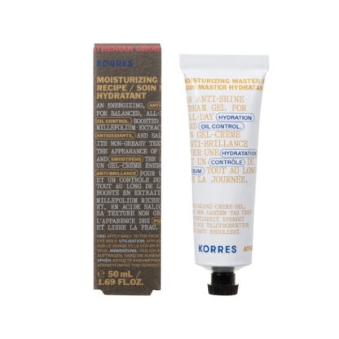 Korres Athenian Grooming Κρέμα Gel Προσώπου για Άνδρες 50ml