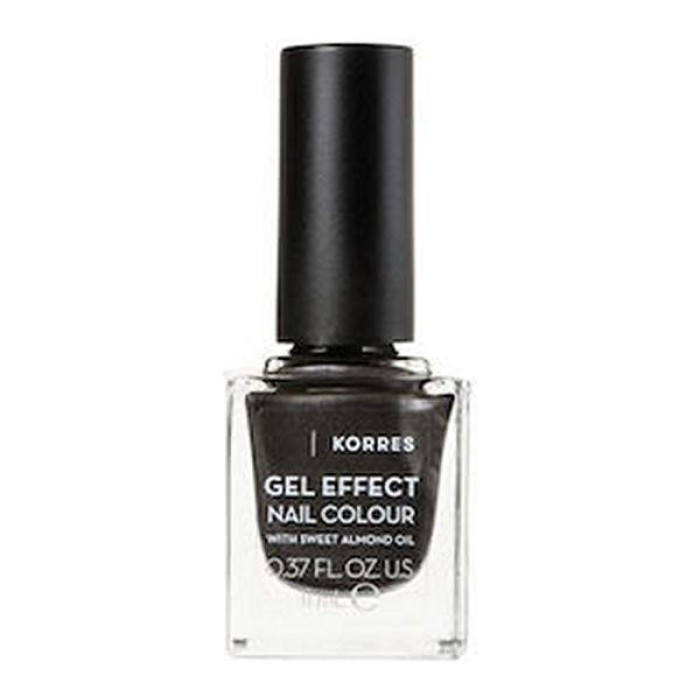 Korres Gel Effect Nail Color 96 Moonstone Grey Βερνίκι Νυχιών 11ml