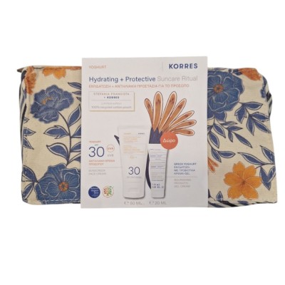 Korres Yoghurt Hydrating + Protective Suncare Ritual Γιαούρτι Αντηλιακή Κρέμα Προσώπου SPF30 50 ml και Δώρο