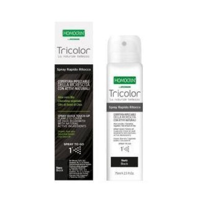 Homocrin Tricolore - Spray Βαφής Μαλλιών - Black 75ml