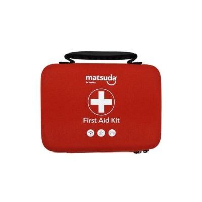 Matsuda First Aid Kit Βαλιτσάκι Πρώτων Βοηθειών Προγεμισμένο 38 Τμχ 15x20x7cm