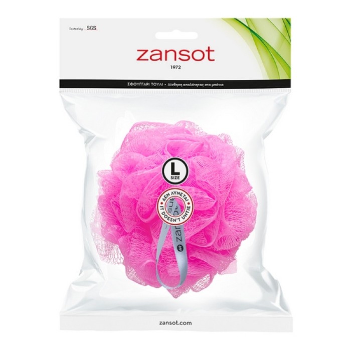 Zan Sot Σφουγγάρι Μπάνιου Δίχτυ Μεγάλο σε Ροζ Χρώμα 1τμχ Zan Sot Σφουγγάρι Μπάνιου Δίχτυ Μεγάλο σε Ροζ Χρώμα 1τμχ