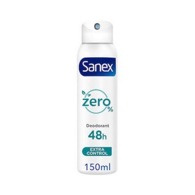 Sanex Zero 48h Extra Control Αποσμητικό 0% alcohol 0% aluminum salts Spray 150ml