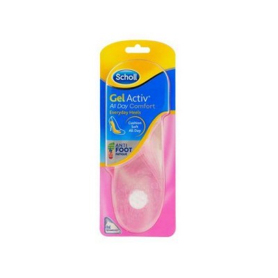 Scholl Gel Activ Everyday Heels Ανατομικοί Πάτοι από Σιλικόνη για Τακούνια 1 Ζευγάρι (No 36-42)