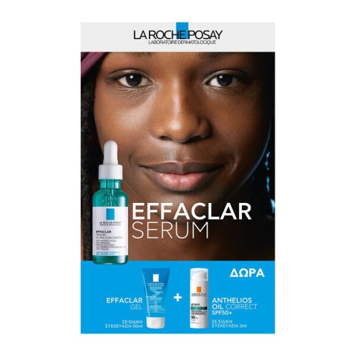 La Roche Posay Promo Pack Effaclar Serum 30ml & ΔΩΡΟ Effaclar Gel 50ml & Anthelios Oil Correct SPF50+ 3ml La Roche Posay Promo Pack Effaclar Serum 30ml & ΔΩΡΟ Effaclar Gel 50ml & Anthelios Oil Correct SPF50+ 3ml