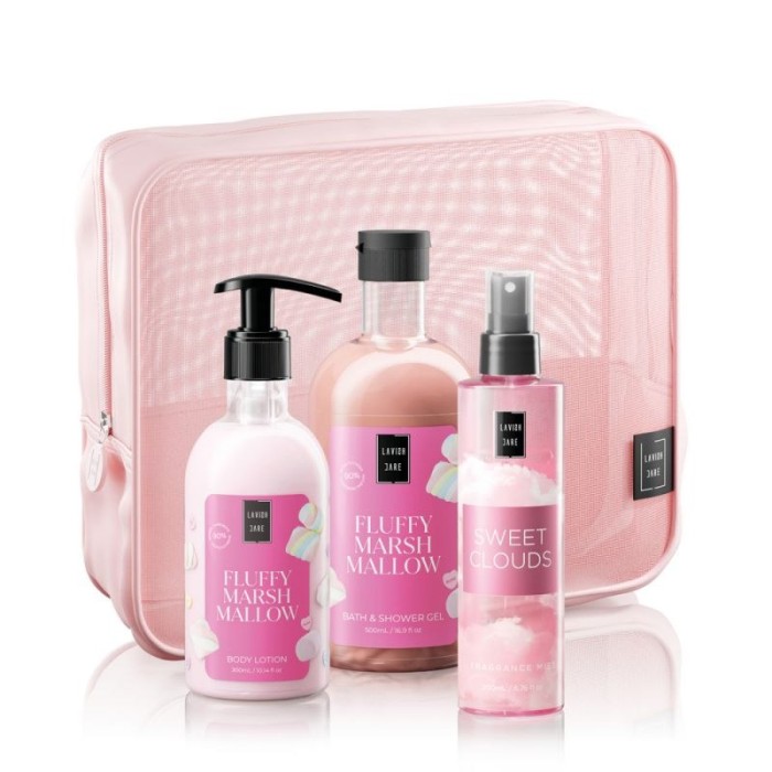 Lavish Care Fluffy Marshmallow- Body Care Bag Gift Set