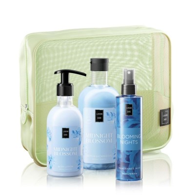 Lavish Care Midnight Blossom - Body Care Bag Gift Set