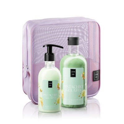 Lavish Care Pistachio Gelato Body Care Bag Gift Set 