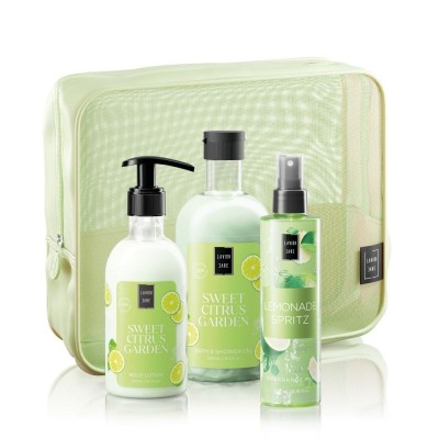Lavish Care Sweet Citrus Garden - Body Care Bag Gift Set
