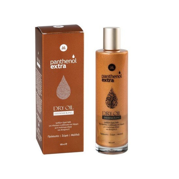 Panthenol Extra Dry Oil Shimmering - Ξηρό Λάδι για Πρόσωπο-Σώμα-Μαλλιά 100ml Panthenol Extra Dry Oil Shimmering - Ξηρό Λάδι για Πρόσωπο-Σώμα-Μαλλιά 100ml