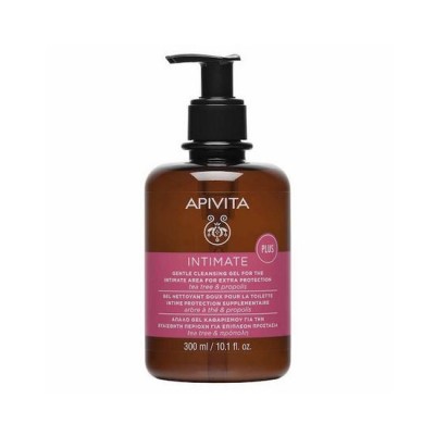 Apivita Intimate Plus Gentle Cleansing pH 4.5 Gel Καθαρισμού Tea Tree & Propolis 300ml