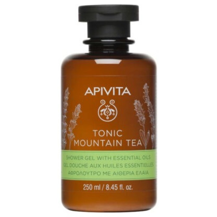 Apivita Tonic Mountain Tea Αφρόλουτρο με Αιθέρια Έλαια 250ml Apivita Tonic Mountain Tea Αφρόλουτρο με Αιθέρια Έλαια 250ml