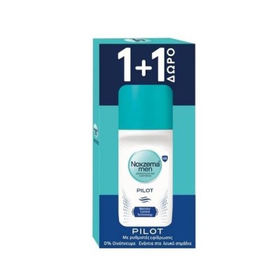 Noxzema Pilot 1+1 Αποσμητικό σε Roll-On 2x50ml