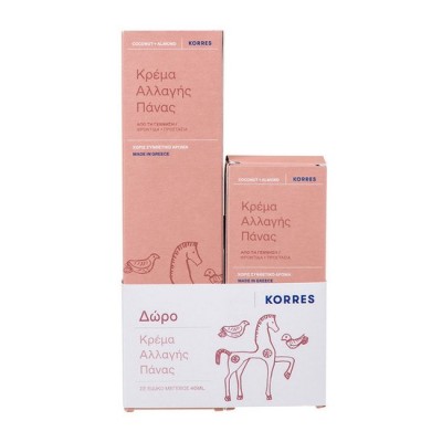 Korres Promo Κρέμα Αλλαγής Πάνας  με Καρύδα και Αμύγδαλο 150ml & 40ml Δώρο
